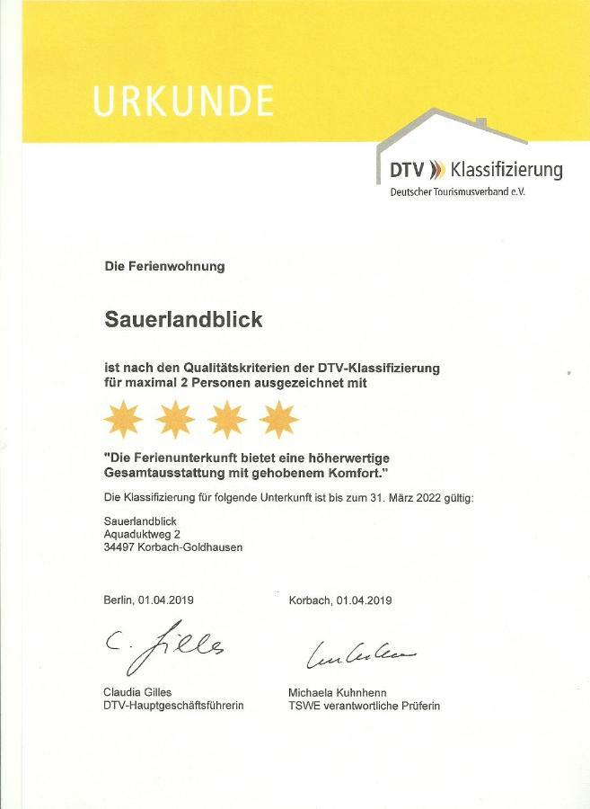 Ferienwohnung Sauerlandblick Goldhausen Ngoại thất bức ảnh